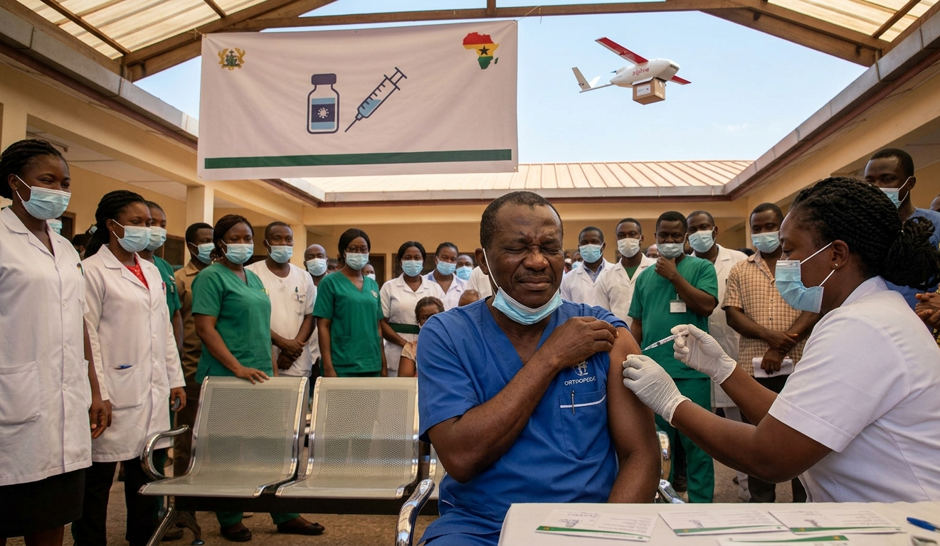 Ghana kicks off Africa’s COVID-19 vaccine rollout